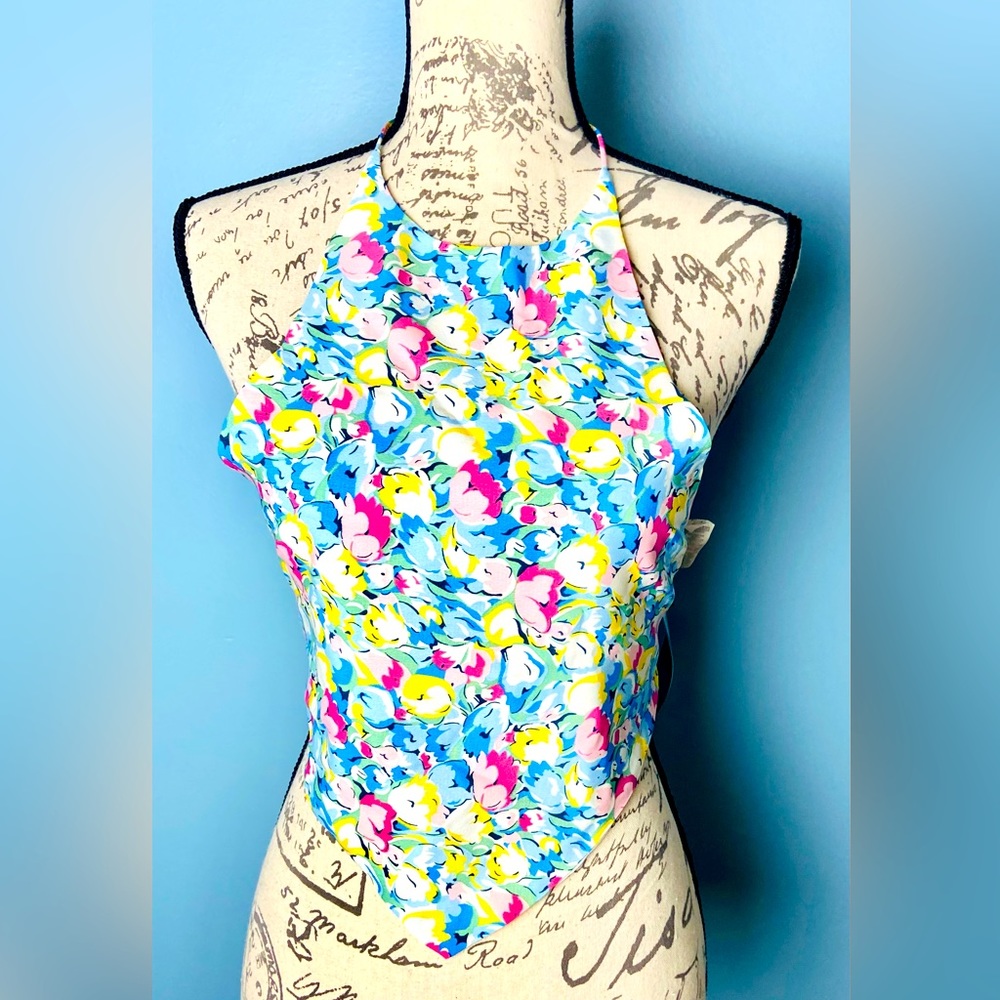 HALTER HANKY TOP SIZE 0